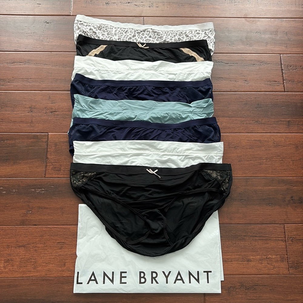 EUC and some NWOT Lane Bryant Cacique Hipster Panties 8 Pairs Women’s Size 22/24